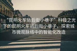 “昆明火車站后街小巷子”科技之光下的昆明火車站后街小巷子，探索城市微觀脈絡(luò)中的智能化改造