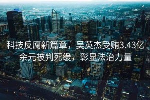 科技反腐新篇章，吳英杰受賄3.43億余元被判死緩，彰顯法治力量
