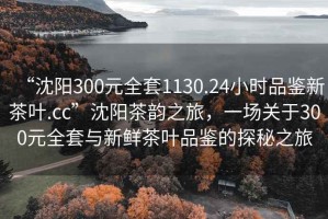 “沈陽300元全套1130.24小時品鑒新茶葉.cc”沈陽茶韻之旅，一場關于300元全套與新鮮茶葉品鑒的探秘之旅