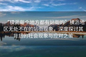 “橫瀝每個地方都有站街的”橫瀝地區(qū)無處不在的站街現(xiàn)象，深度探討其背后的社會現(xiàn)象與應(yīng)對之策