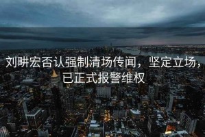 劉畊宏否認(rèn)強制清場傳聞，堅定立場，已正式報警維權(quán)