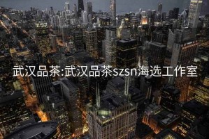 武漢品茶:武漢品茶szsn海選工作室