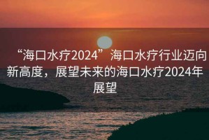 “?？谒?024”?？谒熜袠I(yè)邁向新高度，展望未來的海口水療2024年展望