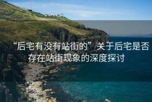 “后宅有沒有站街的”關(guān)于后宅是否存在站街現(xiàn)象的深度探討