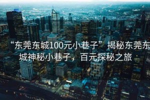 “東莞東城100元小巷子”揭秘東莞東城神秘小巷子，百元探秘之旅