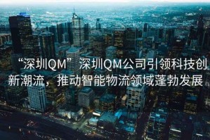 “深圳QM”深圳QM公司引領科技創(chuàng)新潮流，推動智能物流領域蓬勃發(fā)展