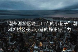 “潮州湘橋區(qū)晚上11點(diǎn)的小巷子”潮州湘橋區(qū)夜間小巷的靜謐與活力