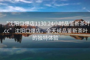 “沈陽口爆店1130.24小時(shí)品鑒新茶葉.cc”沈陽口爆店，全天候品鑒新茶葉的獨(dú)特體驗(yàn)