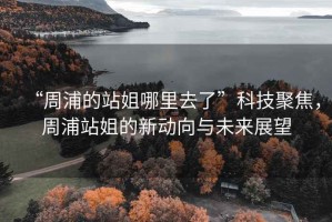 “周浦的站姐哪里去了”科技聚焦，周浦站姐的新動(dòng)向與未來展望
