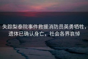 失蹤梨泰院事件救援消防員英勇犧牲，遺體已確認(rèn)身亡，社會(huì)各界哀悼