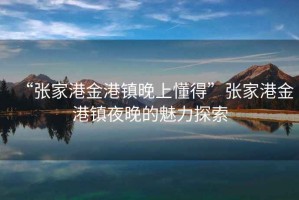 “張家港金港鎮(zhèn)晚上懂得”張家港金港鎮(zhèn)夜晚的魅力探索