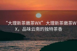 “大理新茶嫩茶WX”大理新茶嫩茶WX，品味云南的獨(dú)特茶香