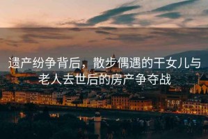 遺產(chǎn)紛爭背后，散步偶遇的干女兒與老人去世后的房產(chǎn)爭奪戰(zhàn)