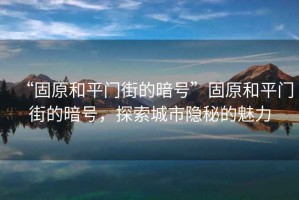“固原和平門(mén)街的暗號(hào)”固原和平門(mén)街的暗號(hào)，探索城市隱秘的魅力