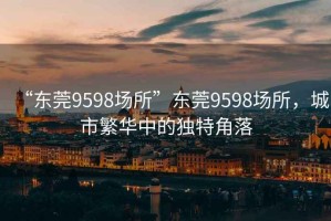 “東莞9598場(chǎng)所”東莞9598場(chǎng)所，城市繁華中的獨(dú)特角落