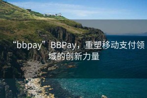 “bbpay”BBPay，重塑移動(dòng)支付領(lǐng)域的創(chuàng)新力量