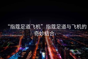 “指蔻足道飛機”指蔻足道與飛機的奇妙結合