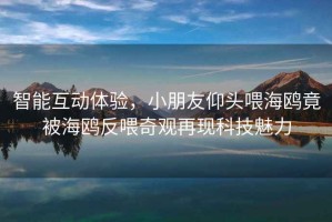 智能互動體驗(yàn)，小朋友仰頭喂海鷗竟被海鷗反喂奇觀再現(xiàn)科技魅力