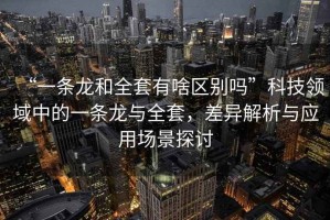 “一條龍和全套有啥區(qū)別嗎”科技領(lǐng)域中的一條龍與全套，差異解析與應(yīng)用場景探討