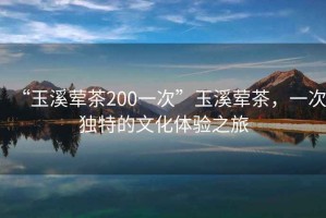 “玉溪葷茶200一次”玉溪葷茶，一次獨(dú)特的文化體驗(yàn)之旅