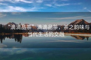 “滴滴品茶”滴滴品茶，茶之韻味與當(dāng)代生活的交融