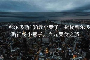 “鄂爾多斯100元小巷子”揭秘鄂爾多斯神秘小巷子，百元美食之旅