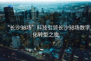 “長沙98場”科技引領長沙98場數(shù)字化轉型之旅