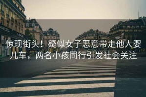 驚現(xiàn)街頭！疑似女子惡意帶走他人嬰兒車，兩名小孩同行引發(fā)社會關(guān)注