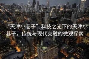 “天津小巷子”科技之光下的天津小巷子，傳統(tǒng)與現(xiàn)代交融的微觀探索
