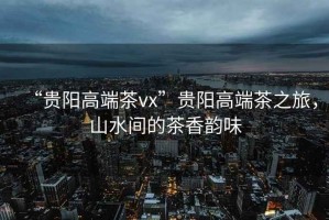 “貴陽高端茶vx”貴陽高端茶之旅，山水間的茶香韻味