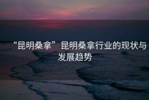 “昆明桑拿”昆明桑拿行業(yè)的現(xiàn)狀與發(fā)展趨勢