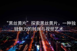 “黑絲黃片”探索黑絲黃片，一種獨(dú)特魅力的時(shí)尚與視覺藝術(shù)
