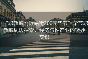 “職教城附近站街200元畢節(jié)”畢節(jié)職教城周邊探索，經(jīng)濟(jì)與性產(chǎn)業(yè)的微妙交織