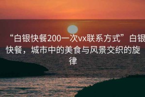 “白銀快餐200一次vx聯(lián)系方式”白銀快餐，城市中的美食與風(fēng)景交織的旋律