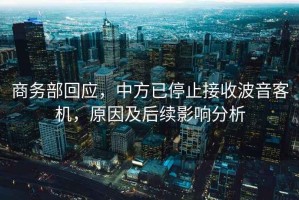 商務(wù)部回應(yīng)，中方已停止接收波音客機，原因及后續(xù)影響分析