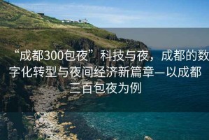 “成都300包夜”科技與夜，成都的數(shù)字化轉(zhuǎn)型與夜間經(jīng)濟(jì)新篇章—以成都三百包夜為例