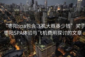 “棗陽spa包含飛機(jī)大概多少錢”關(guān)于棗陽SPA體驗(yàn)與飛機(jī)費(fèi)用探討的文章