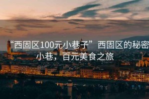 “西固區(qū)100元小巷子”西固區(qū)的秘密小巷，百元美食之旅