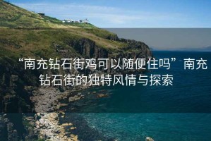 “南充鉆石街雞可以隨便住嗎”南充鉆石街的獨特風情與探索
