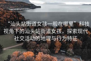 “汕頭站街道女孩一般在哪里”科技視角下的汕頭站街道女孩，探索現(xiàn)代社交活動的地理與行為特征