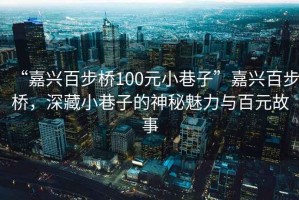 “嘉興百步橋100元小巷子”嘉興百步橋，深藏小巷子的神秘魅力與百元故事