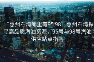 “惠州石灣哪里有95 98”惠州石灣探尋高品質(zhì)汽油資源，95號(hào)與98號(hào)汽油供應(yīng)站點(diǎn)指南