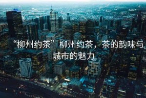 “柳州約茶”柳州約茶，茶的韻味與城市的魅力