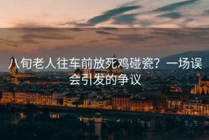 八旬老人往車前放死雞碰瓷？一場誤會引發(fā)的爭議