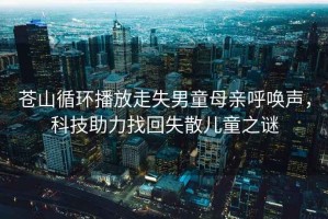 蒼山循環(huán)播放走失男童母親呼喚聲，科技助力找回失散兒童之謎