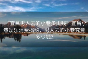 “宜昌男人去的小巷多少錢”宜昌小巷娛樂消費揭秘，男人去的小巷究竟多少錢？