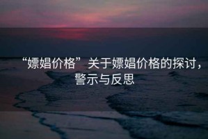 “嫖娼價(jià)格”關(guān)于嫖娼價(jià)格的探討，警示與反思