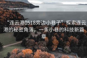 “連云港0518旁邊小巷子”探索連云港的秘密角落，一條小巷的科技新篇章