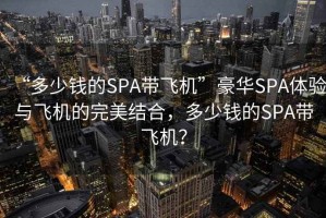 “多少錢(qián)的SPA帶飛機(jī)”豪華SPA體驗(yàn)與飛機(jī)的完美結(jié)合，多少錢(qián)的SPA帶飛機(jī)？