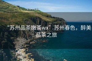 “蘇州品茶嫩茶wx”蘇州春色，醉美品茶之旅